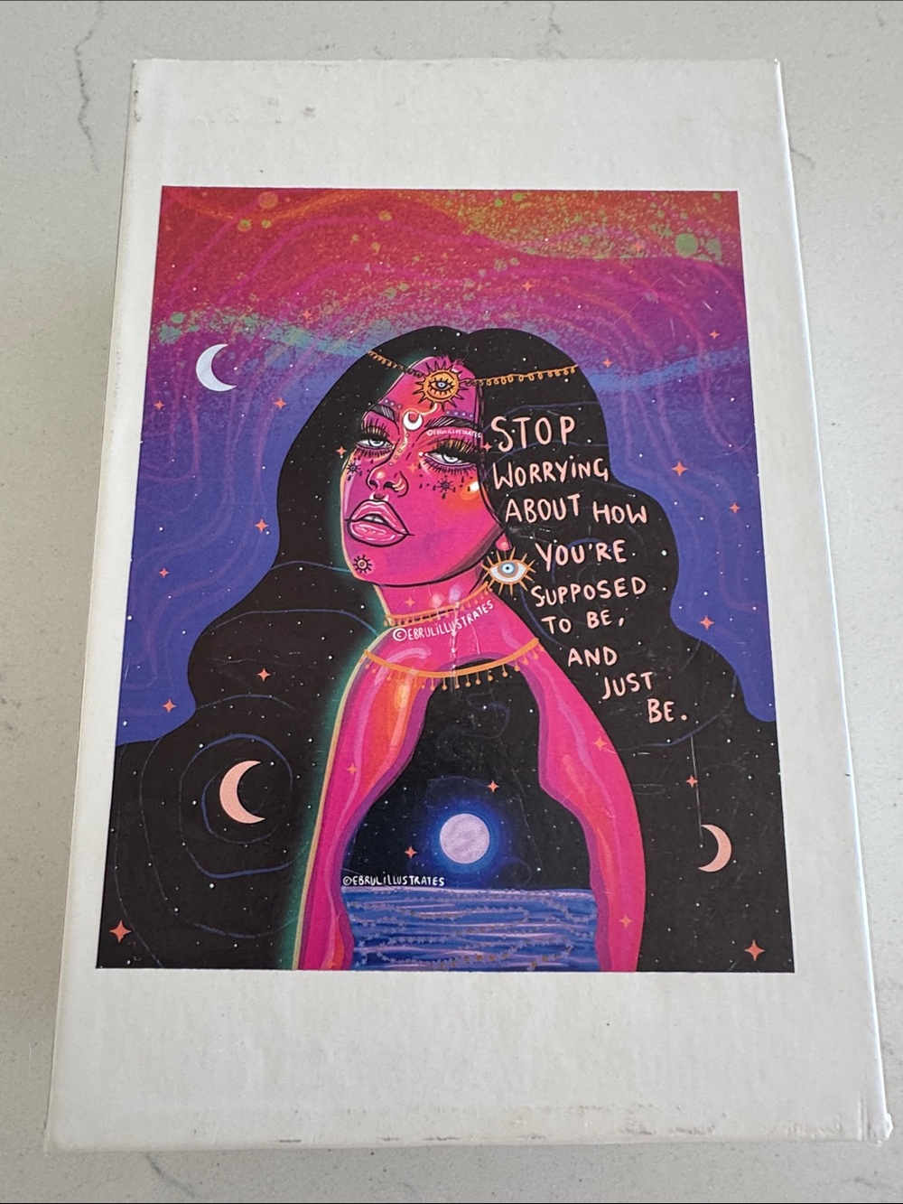 Celestial Pink & Purple Inspirational Art Puzzle by ebrulillustrates & Jiggy